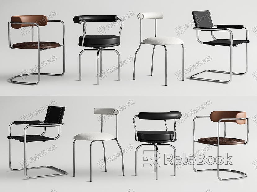 Modern Dining Chair Metal Dining Chair Single Chair Leisure Chair model