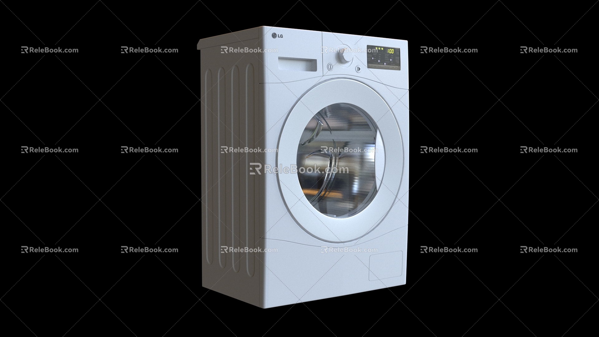 Drum washing machine 3d model