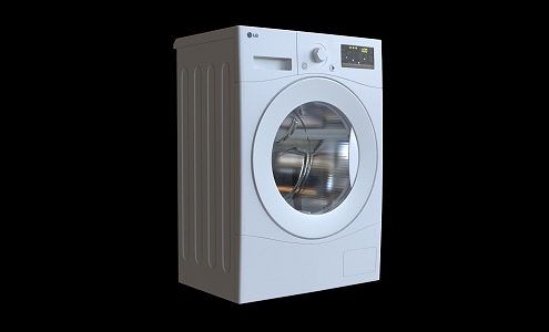 Drum washing machine 3d model