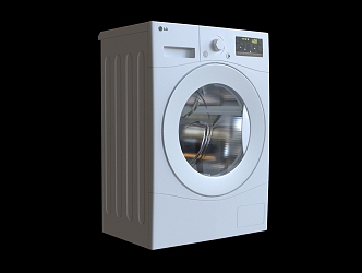 Drum washing machine 3d model