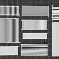 Various Modern Radiator Designs In White For Home Heating Systems