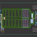 Commercial Equipment Electric Vehicle Chassis with Battery System Wheels and Mechanical Components
