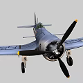 Vintage Passenger Airplane With Propeller Gray Body Landing Gear Down And Star Emblem On Wings