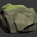 Rock Block Rock Block Rock Specimen Boulder Big Stone Block Rock Stratum Rock Stratum Rock Stratum Rock 3d model