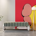 Modern Sofa Bench 3d model