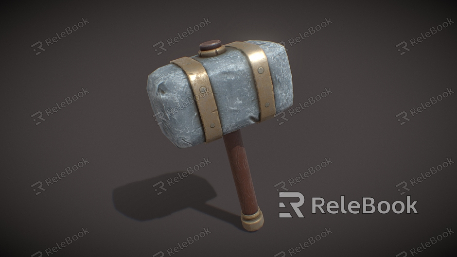 Stylized Hammer Hammer Cartoon Hammer Hammer Axe model