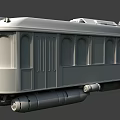 Vintage Yellow Tram With White Roof And Classic Window Design For Railway