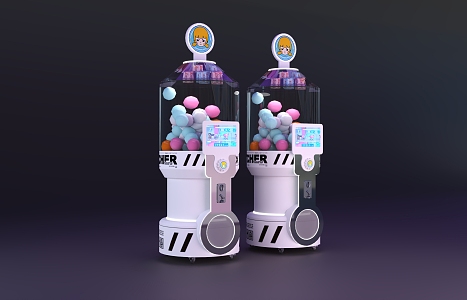 Time Gashapon Machine 3d model