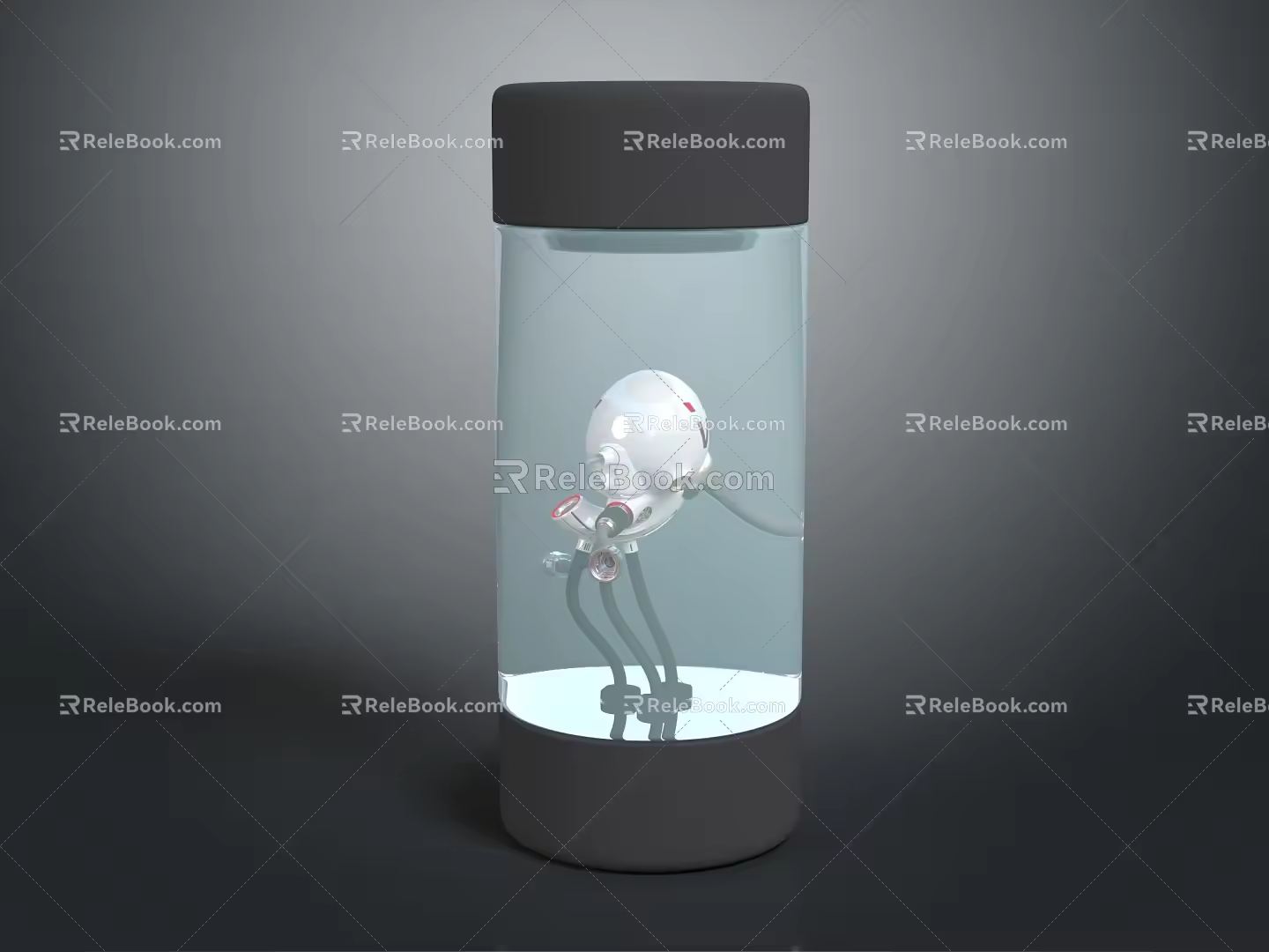 Robot Assistant Small Robot Butler 3d model
