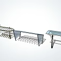 Modern Outdoor Canopy Designs Featuring Metal Frames And Transparent Roofs For Bicycle Shelter