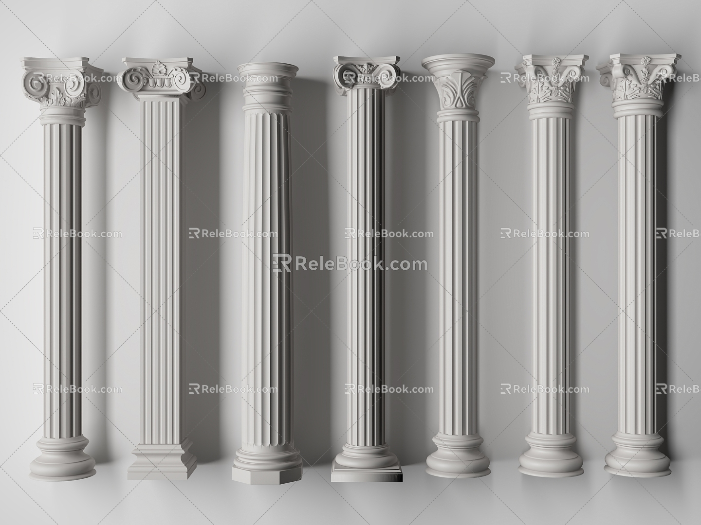 Jane's Roman Column 3d model