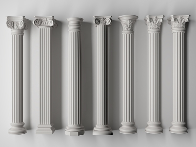 Jane's Roman Column 3d model