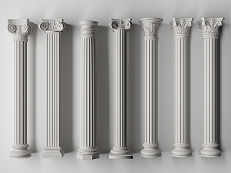 Jane's Roman Column 3d model