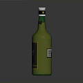 Green VAT 69 Whisky Bottle Featuring Classic Brand Label and Design