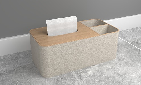 Tissue Box Storage Box Remote Control Storage Box Drawer Tray 3d model