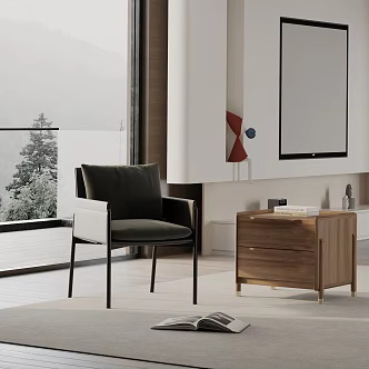 Modern Dining Chair 3d model