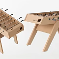 Modern Wooden Foosball Tables With Minimalist Design And Sturdy Legs For Indoor Play
