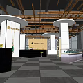 Modern Huawei Digital Store With Latest Electronic Products And Display Racks