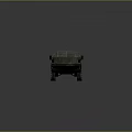 Green Military Tank Six Wheeled Armored Vehicle With Heavy Duty Reinforced Structure