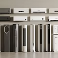 Various Air Conditioners And Fans With Wall Mounted Standing Designs And Styles