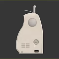 White SINGER Sewing Machine With Digital 3d model