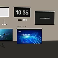 Projection Monitoring With Various Types Of Projection Screens And Display Functions
