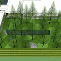 Modern Garden Landscape Design with Winding Walkways Green Lawns Water Feature and Trees