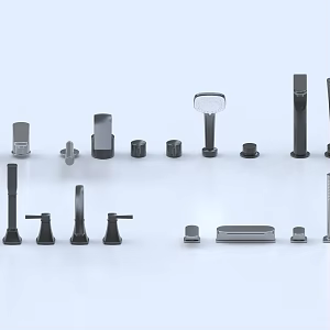 Faucet hardware wash basin wash basin 3d model