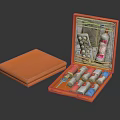 Portable Medical Devices First Aid Kit With Medicine Bottles Ointment Tubes And Pill Packages