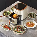 Air Fryer Kitchen Appliance Ideal For Cooking Various Delicious Home Dishes
