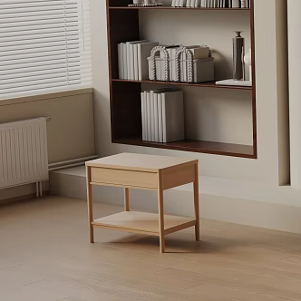 Modern bedside table 3d model