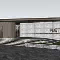 Modern Gate Simple Entrance Gate 3d model
