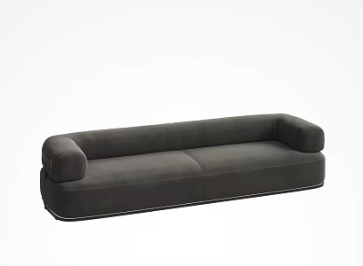 Three-seat sofa 3d model