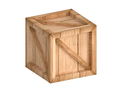 Wooden Boxes Wooden Packing Boxes Logistics Boxes 3d model