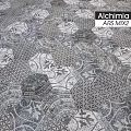European-style ceramic tile floor tile mosaic shape 3d model