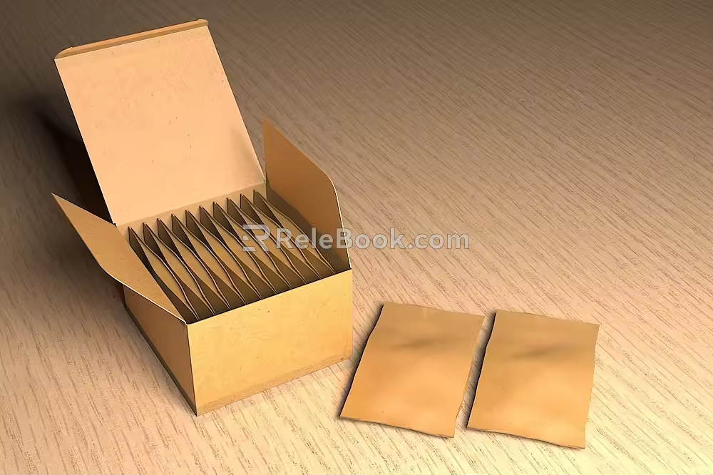 Tea Bag 3d model