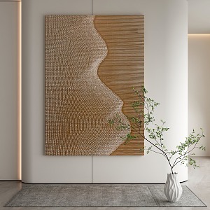 modern decorative painting 3d model