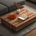 The ancient tea table 3d model