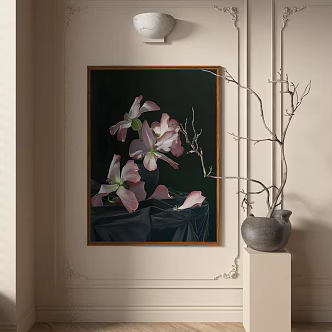 New Chinese Decorative Painting 3d model
