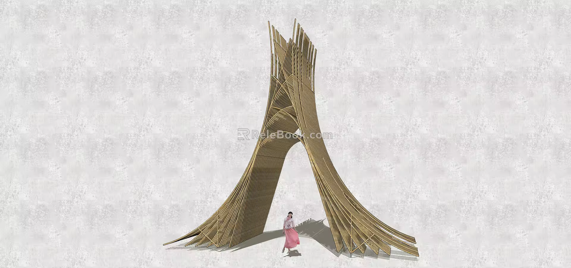 Modern Gate 3d model