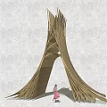 Modern Gate 3d model