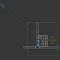 Industrial Factory Building Featuring Multi Story Structure Central Open Space Green Lawn And Paved Roads