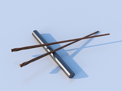 Chopsticks Bamboo chopsticks Wooden chopsticks Tableware 3d model