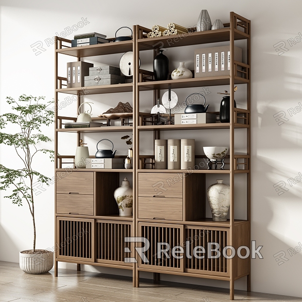 New Chinese Antique Rack model