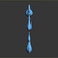 Wooden Stone Craft Decorations with Water Drop Shapes in Various Sizes and Surface Reflections