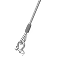 Lifting Equipment with Red Ring Three Metal Chains and Safety Hooks for Industrial Lifting