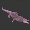 Crocodile Alligator Nile Crocodile carnivore reptile cold-blooded animal reptile 3d model