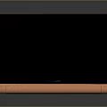 SKYWORTH Modern Display With Golden Frame And Black Screen Slim Design