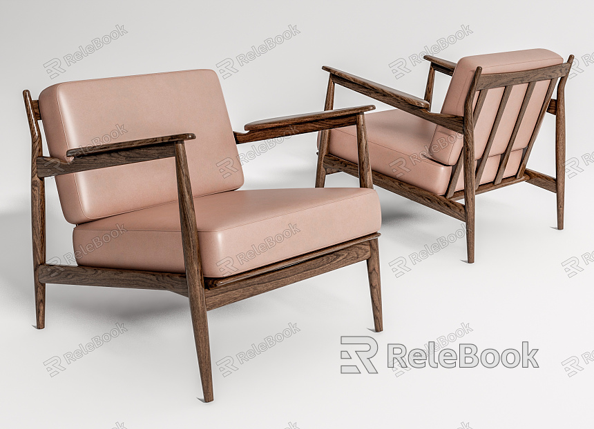 New Chinese Style Sofa Chair Leisure Chair model