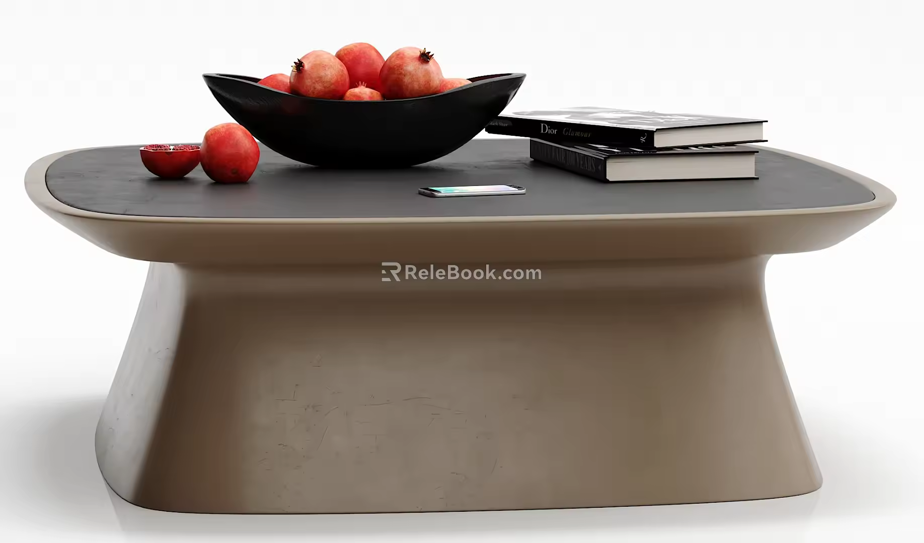 Modern coffee table coffee table decoration combination 3d model